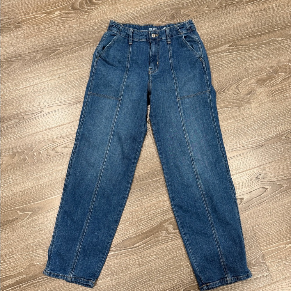 Old Navy Dark Blue High Rise O.G. Loose barrel Women’s Jeans size 8